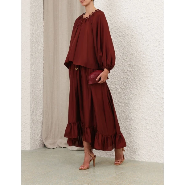Elevate your elegance in this Zimmermann Tops available now at Luxury Shoes 