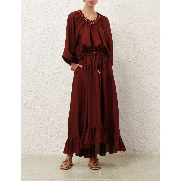 Elevate your elegance in this Zimmermann Skirts available now at Luxury Shoes 
