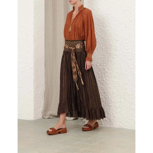 Elevate your elegance in this Zimmermann Skirts available now at Luxury Shoes 