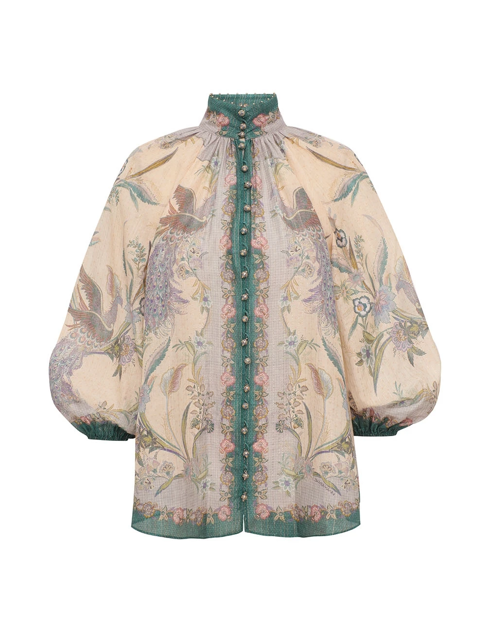 Zimmermann Indra Billow Blouse | Ready to Wear Collection Luxury Shoes Elevate your elegance in this Zimmermann Tops available now at Luxury Shoes