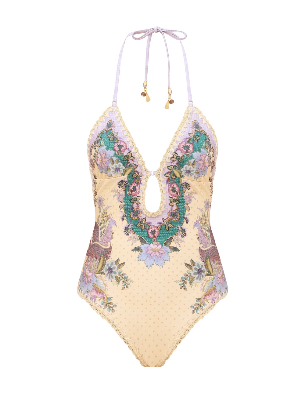 Zimmermann Indra Crochet Detail 1Pc | Ready to Wear Collection Luxury Shoes Elevate your elegance in this Zimmermann Beachwear available now at Luxury Shoes