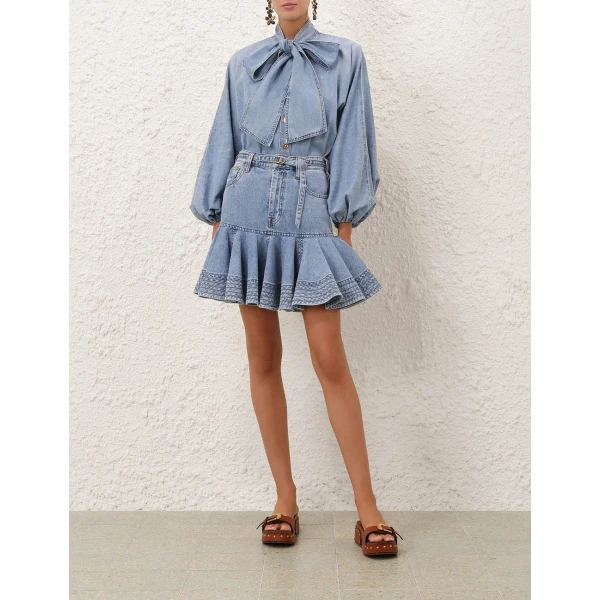 Elevate your elegance in this Zimmermann Skirts available now at Luxury Shoes 