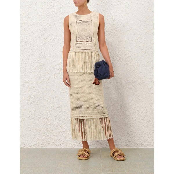 Elevate your elegance in this Zimmermann Skirts available now at Luxury Shoes 