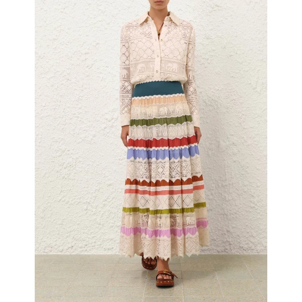 Elevate your elegance in this Zimmermann Tops available now at Luxury Shoes 