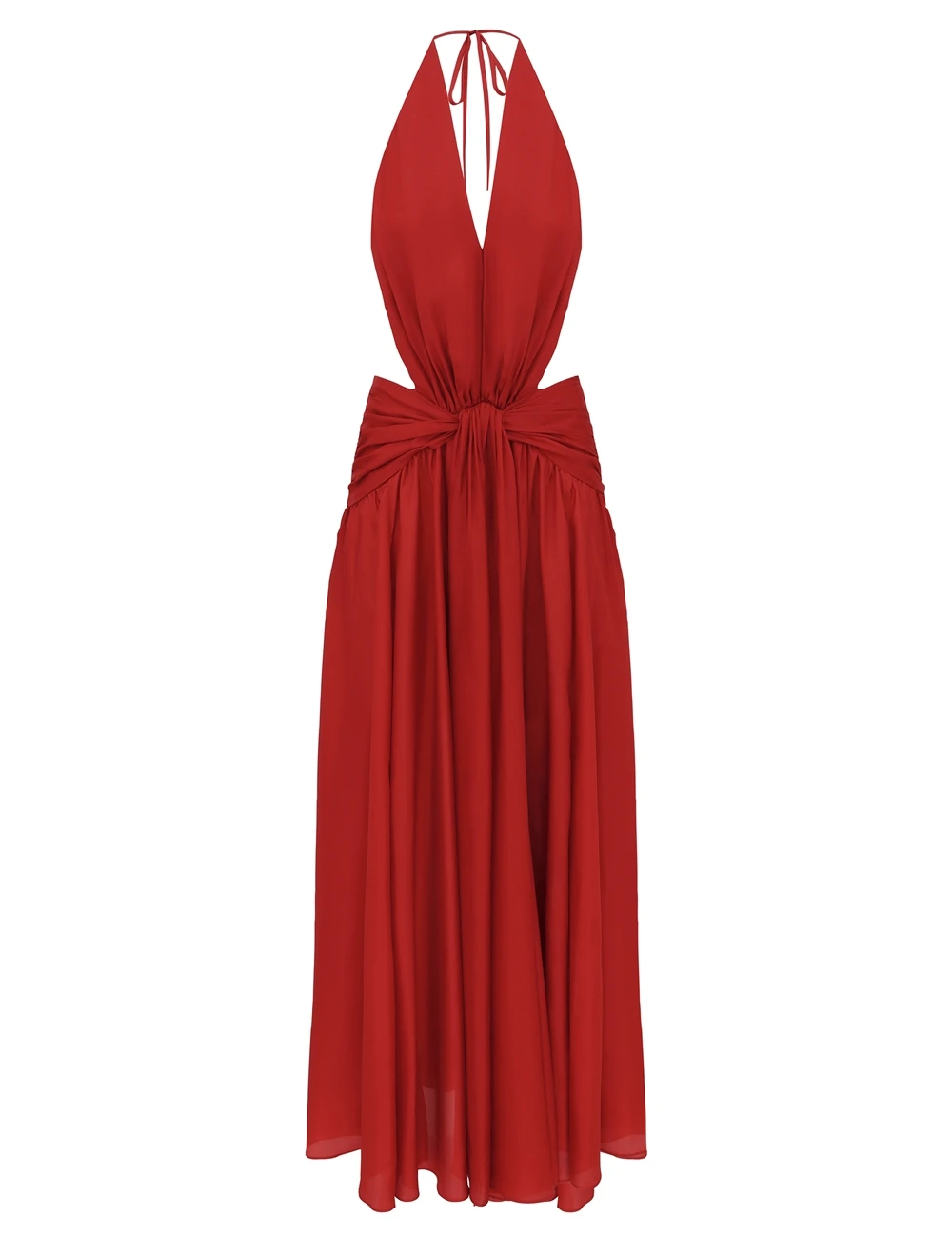 Zimmermann Indra Plunge Halter Maxi Dress | Ready to Wear Collection Luxury Shoes Elevate your elegance in this Zimmermann Dresses available now at Luxury Shoes