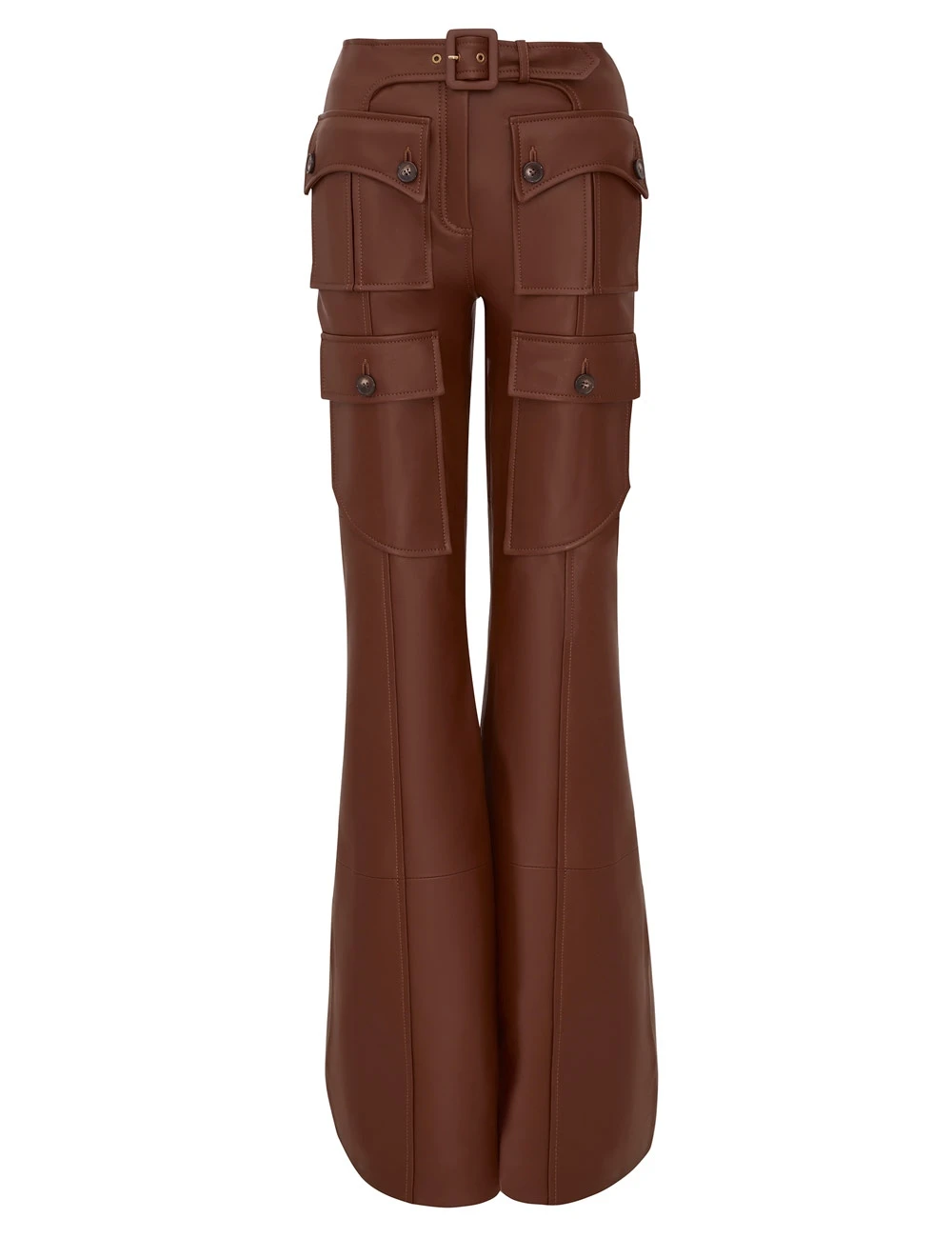 Zimmermann Luna Leather Flare Pant | Ready to Wear Collection Luxury Shoes Elevate your elegance in this Zimmermann Pants available now at Luxury Shoes