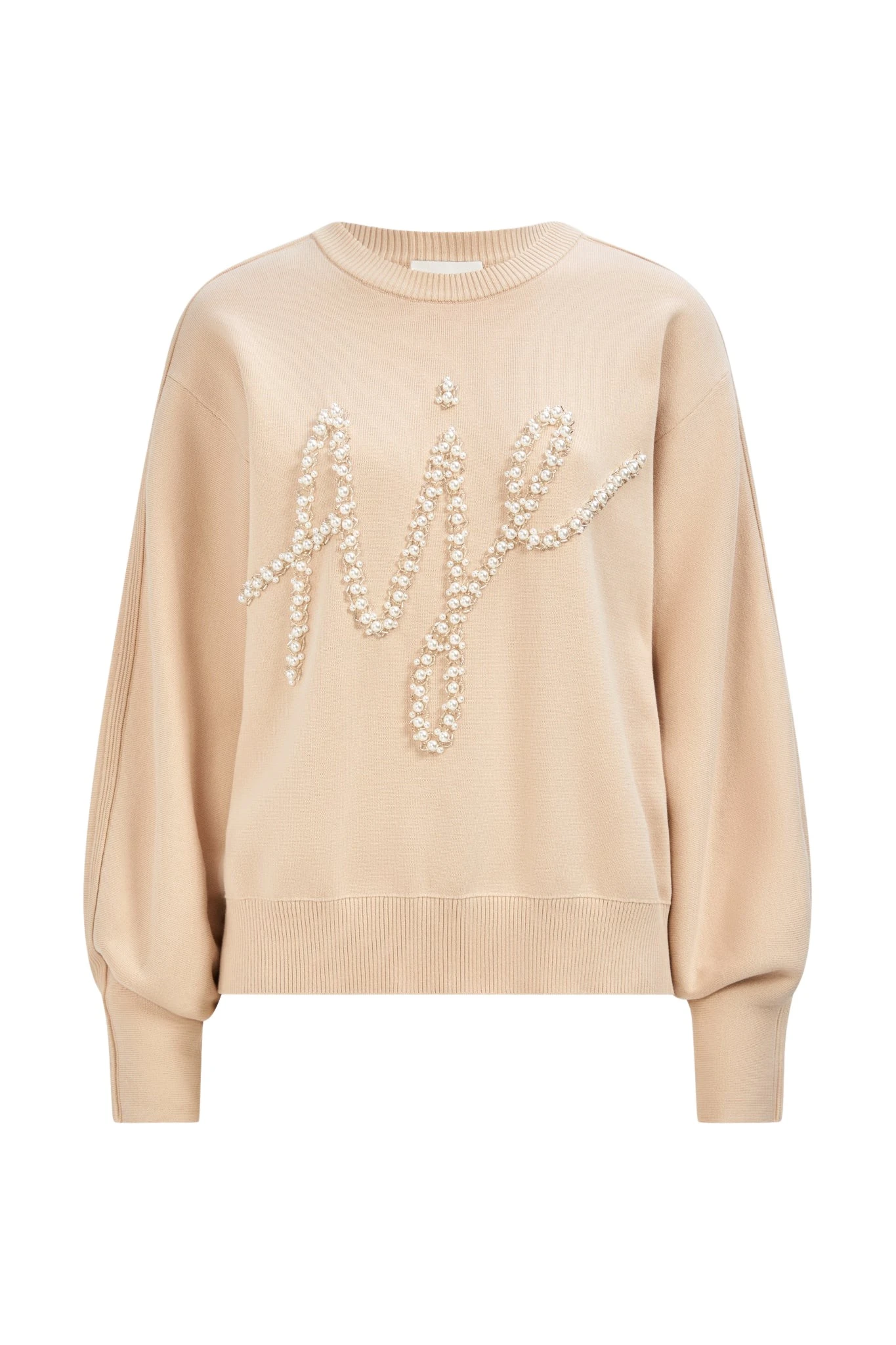 Aje-aus-Knitwear-Syla-Knit-Jumper44053_nobg Aje Beige Knitwear