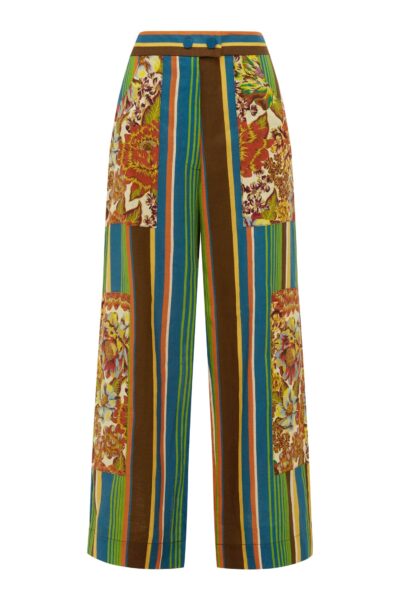 Alemais Charlie Pant  Sustainable Pants with Alemais print -  Luxury Handbags Australian Designer