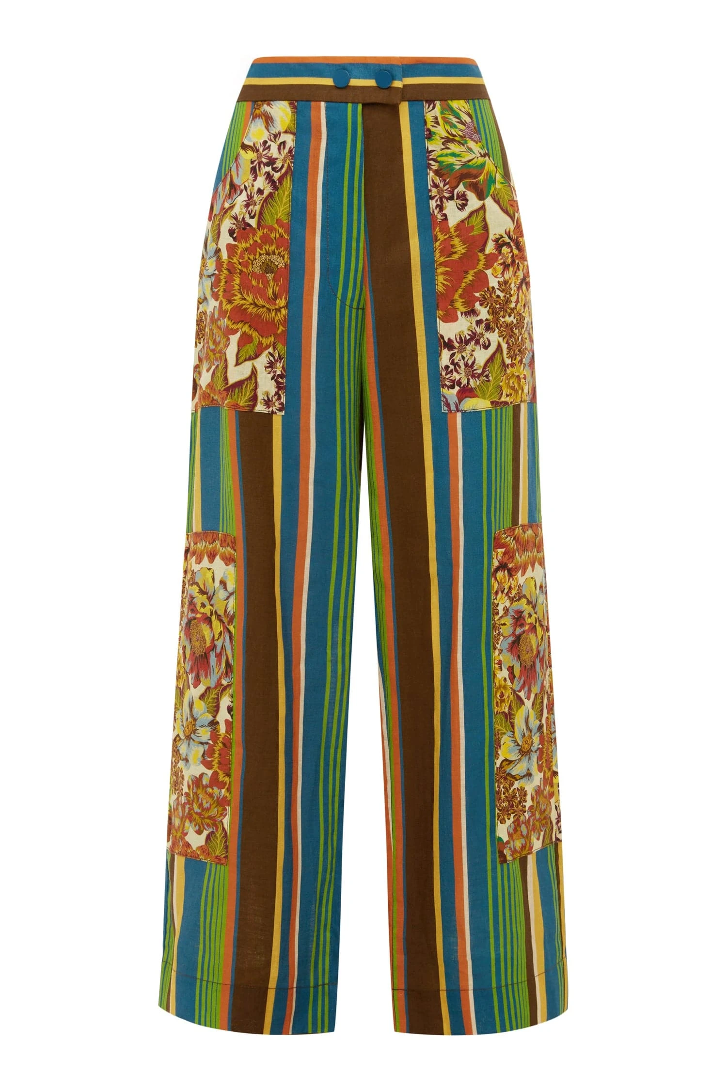 Charlie Pant by Alemais - Pants Alemais Charlie Pant Sustainable Pants with Alemais print - Luxury Handbags Australian Designer