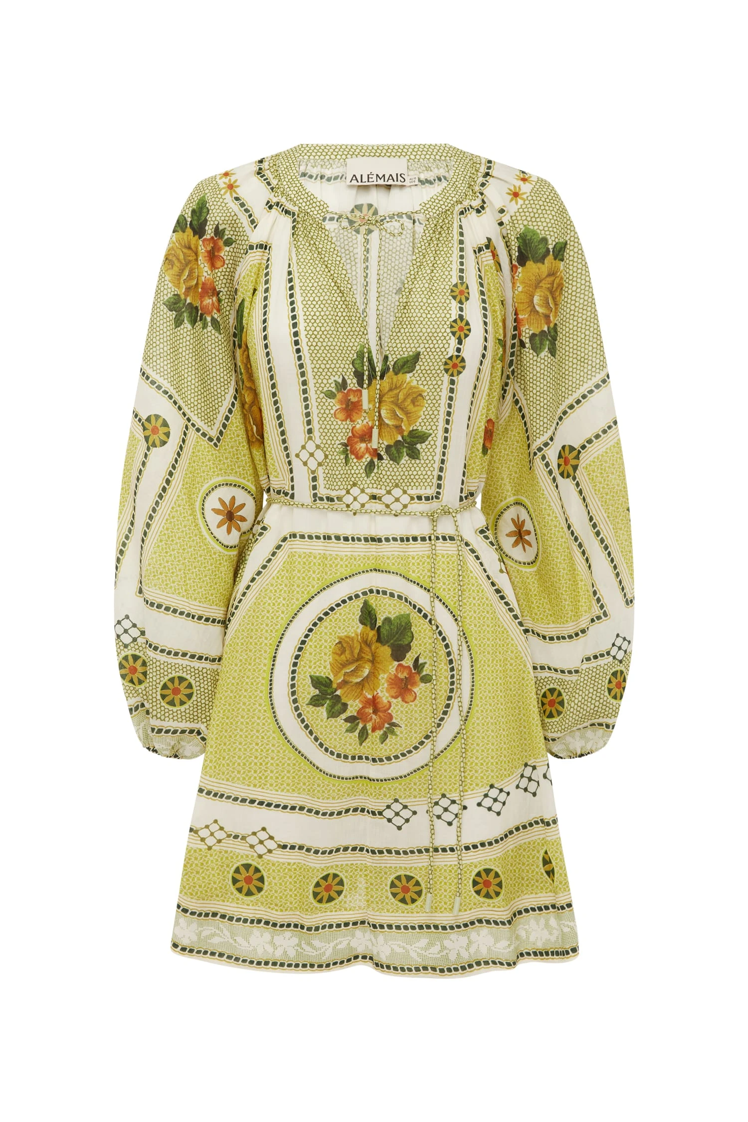 Dixie Mini Dress by Alemais - Dresses Alemais Dixie Mini Dress Sustainable Dresses with Alemais print - Luxury Handbags Australian Designer
