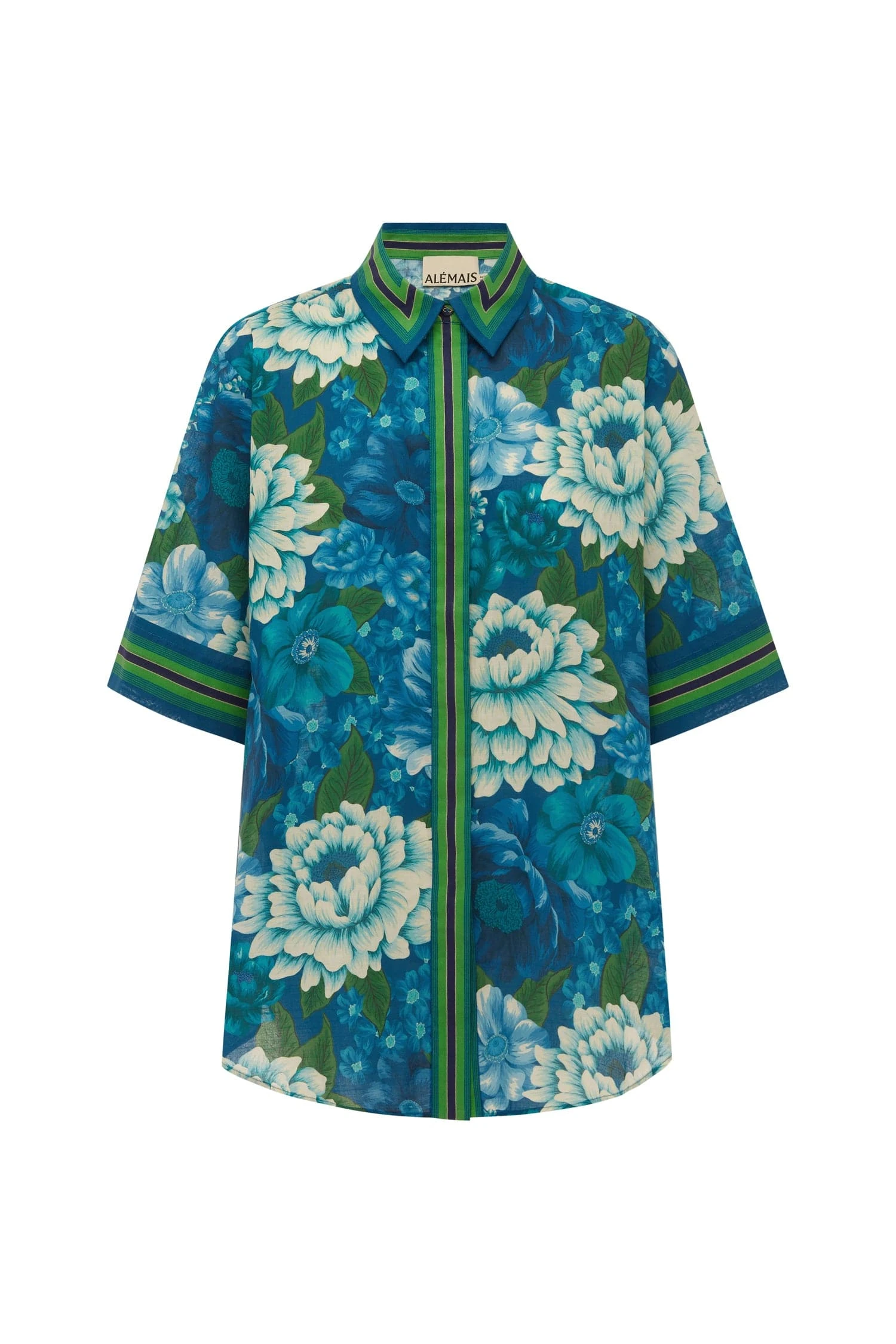 Margo Shirt by Alemais - Tops Alemais Margo Shirt Sustainable Tops with Alemais print - Luxury Handbags Australian Designer