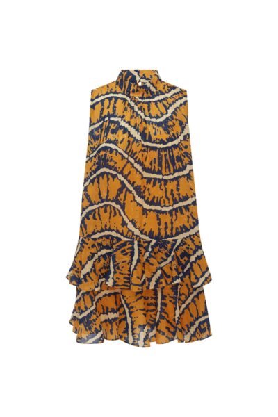 Alemais Ripple Mini Dress  Sustainable Dresses with Alemais print -  Luxury Handbags Australian Designer