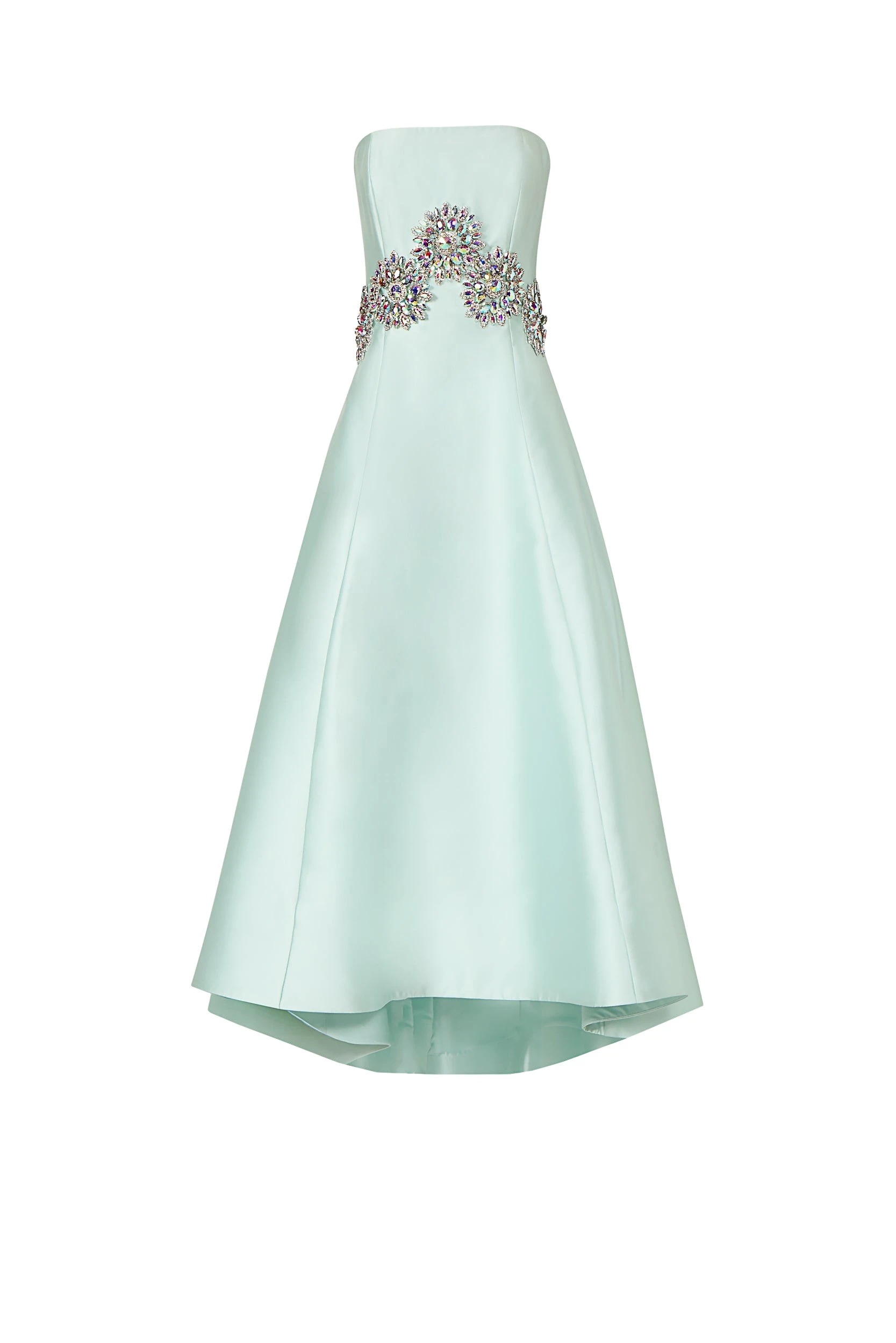 Bria-Silk-Mikado-Strapless-Dress-Costarellos-Dresses53249_nobg Costarellos Dresses - Romantic Greek Lace - Shop at Luxury Shoes