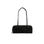 BY FAR Kimberly - By Far Black - 90s Minimalist Leather Bag at Luxury Shoes 