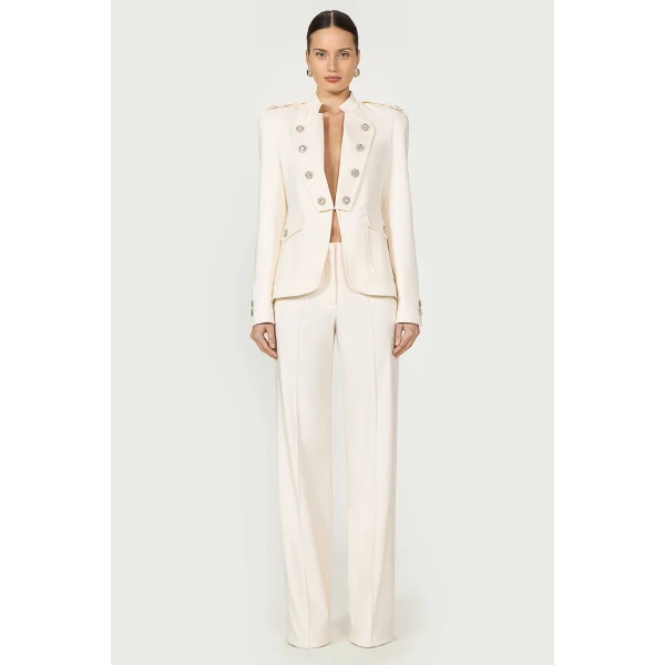 Costarellos Pants - Romantic Greek Lace - Shop at Luxury Shoes 