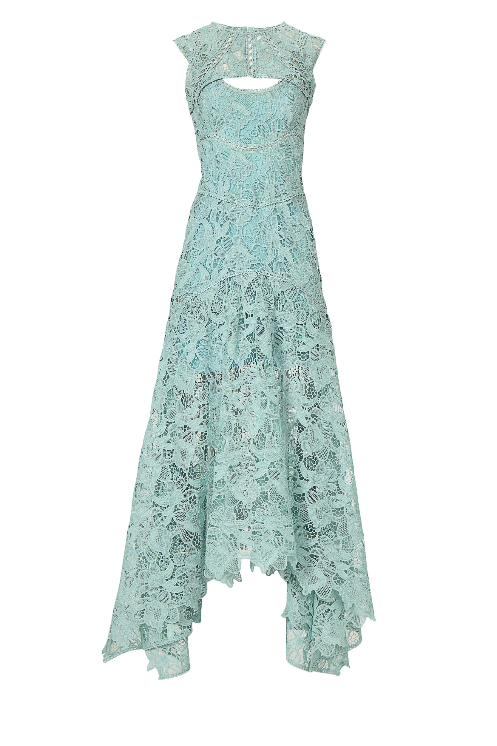 Janica-Guipure-Lace-Gown-Costarellos-Dresses-477220_nobg Costarellos Dresses - Romantic Greek Lace - Shop at Luxury Shoes