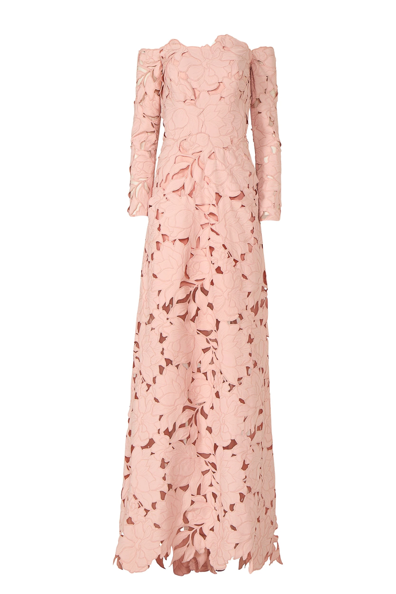 Kasia-Floral-Cut-Lace-Gown-Costarellos-Dresses47302_nobg Costarellos Dresses - Romantic Greek Lace - Shop at Luxury Shoes