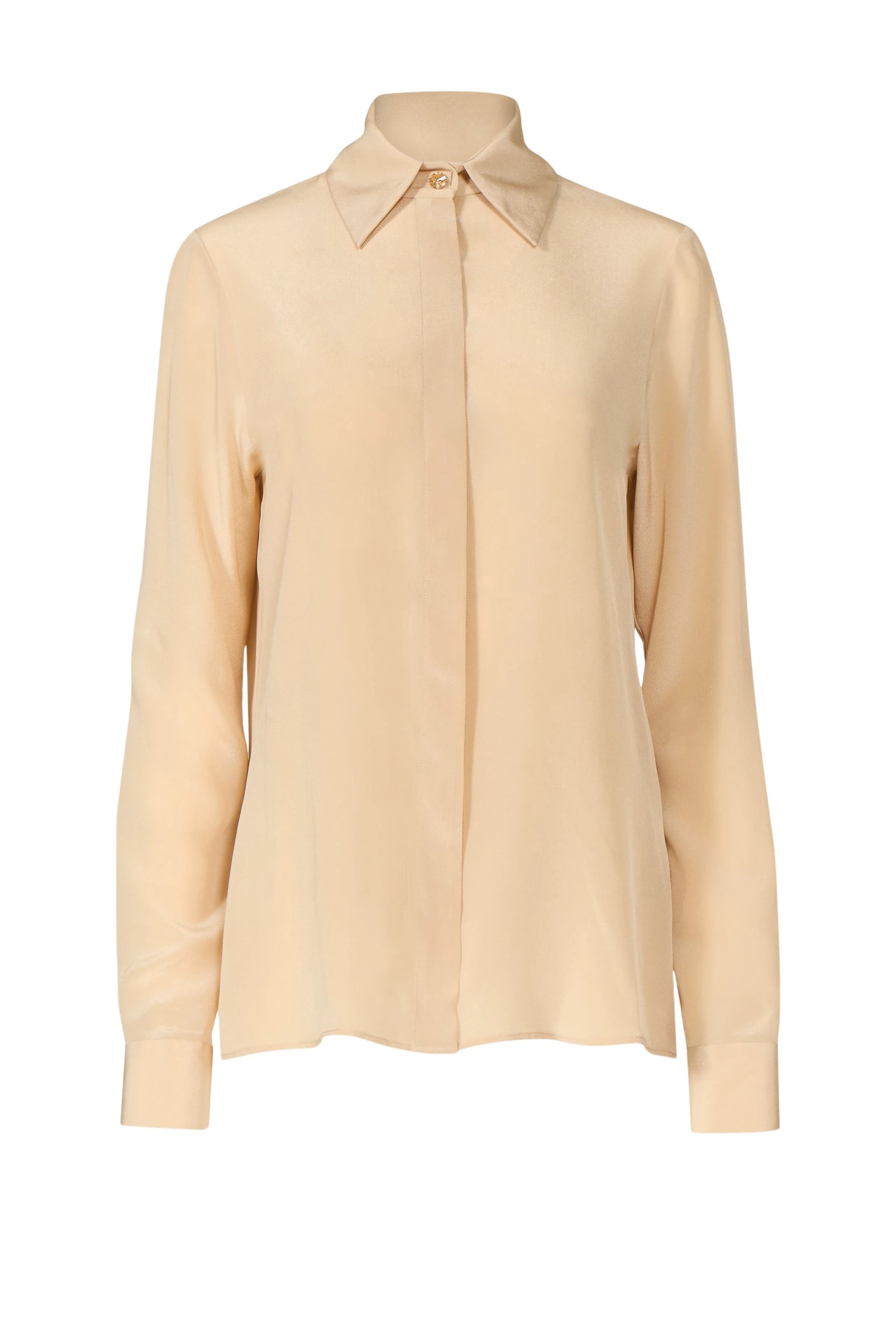 Keltie-Crepe-De-Chine-Shirt-Costarellos-Tops64190_nobg Costarellos Tops - Romantic Greek Lace - Shop at Luxury Shoes