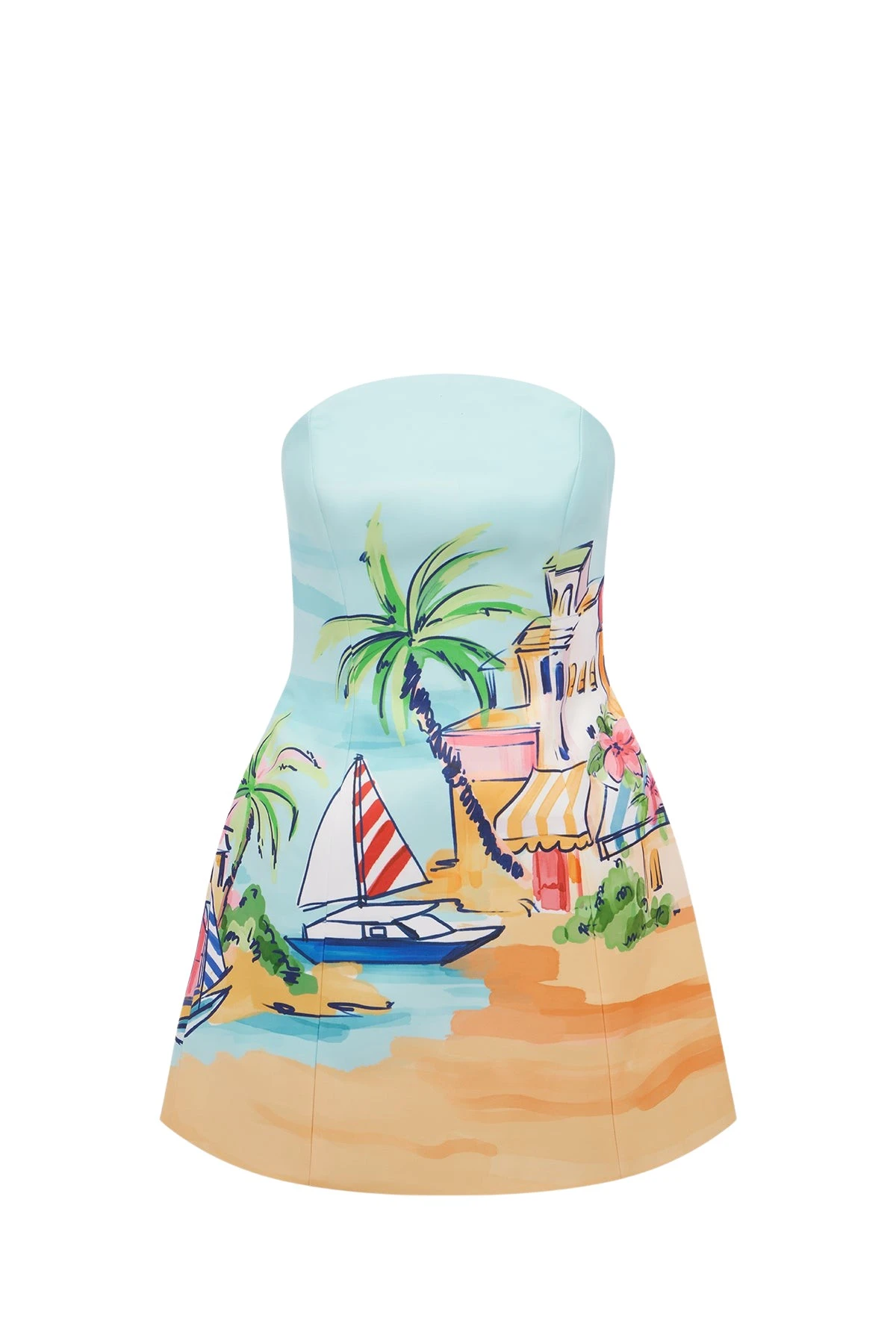 Leo-Lin-Zaria89534_nobg Leo Lin Zaria Bustier Mini Dress - Leo Lin Dress - Australian Luxury Fashion - Shop at Luxury Shoes