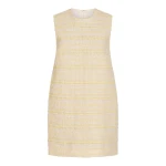 Markarian Daisy Lemon Textured Stripe Mini Dress - Dresses - New York Luxury Occasion Wear at Luxury Shoes 