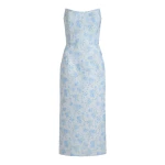 Markarian Giulia Cornflower And Mint Brocade Dress - Dresses - New York Luxury Occasion Wear at Luxury Shoes Markarian Giulia Cornflower And Mint Brocade Dress - Dresses - New York Luxury Occasion Wear at Luxury Shoes