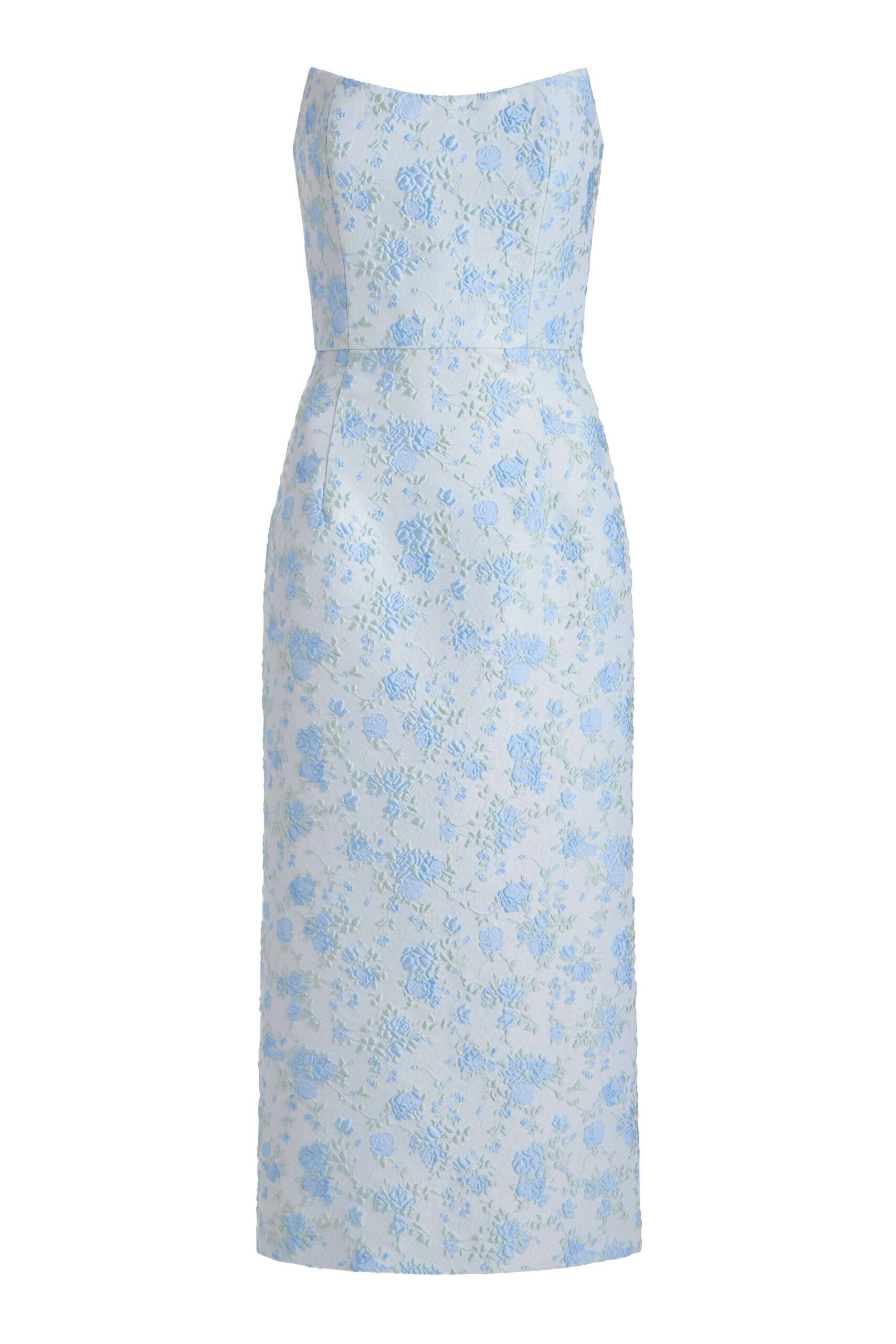 Markarian Giulia Cornflower And Mint Brocade Dress - Dresses - New York Luxury Occasion Wear at Luxury Shoes Markarian Giulia Cornflower And Mint Brocade Dress - Dresses - New York Luxury Occasion Wear at Luxury Shoes