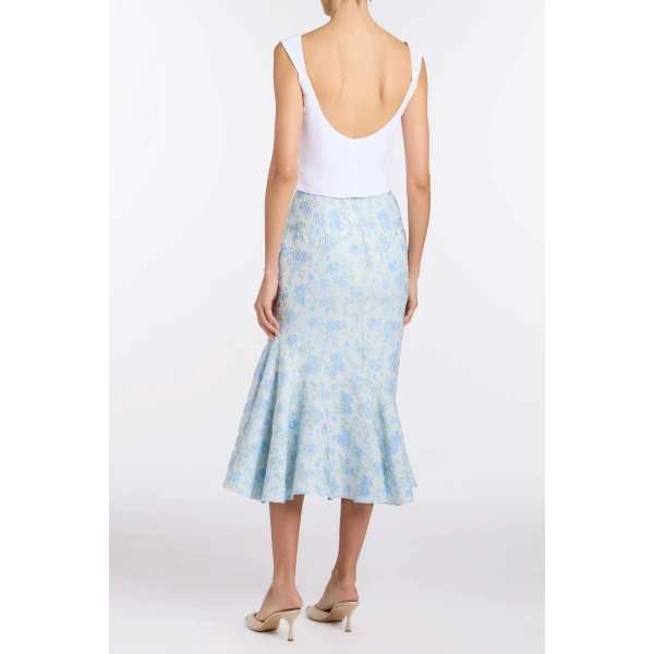Markarian Maisie Cotton Eyelet Corset Top - Tops - New York Luxury Occasion Wear at Luxury Shoes 