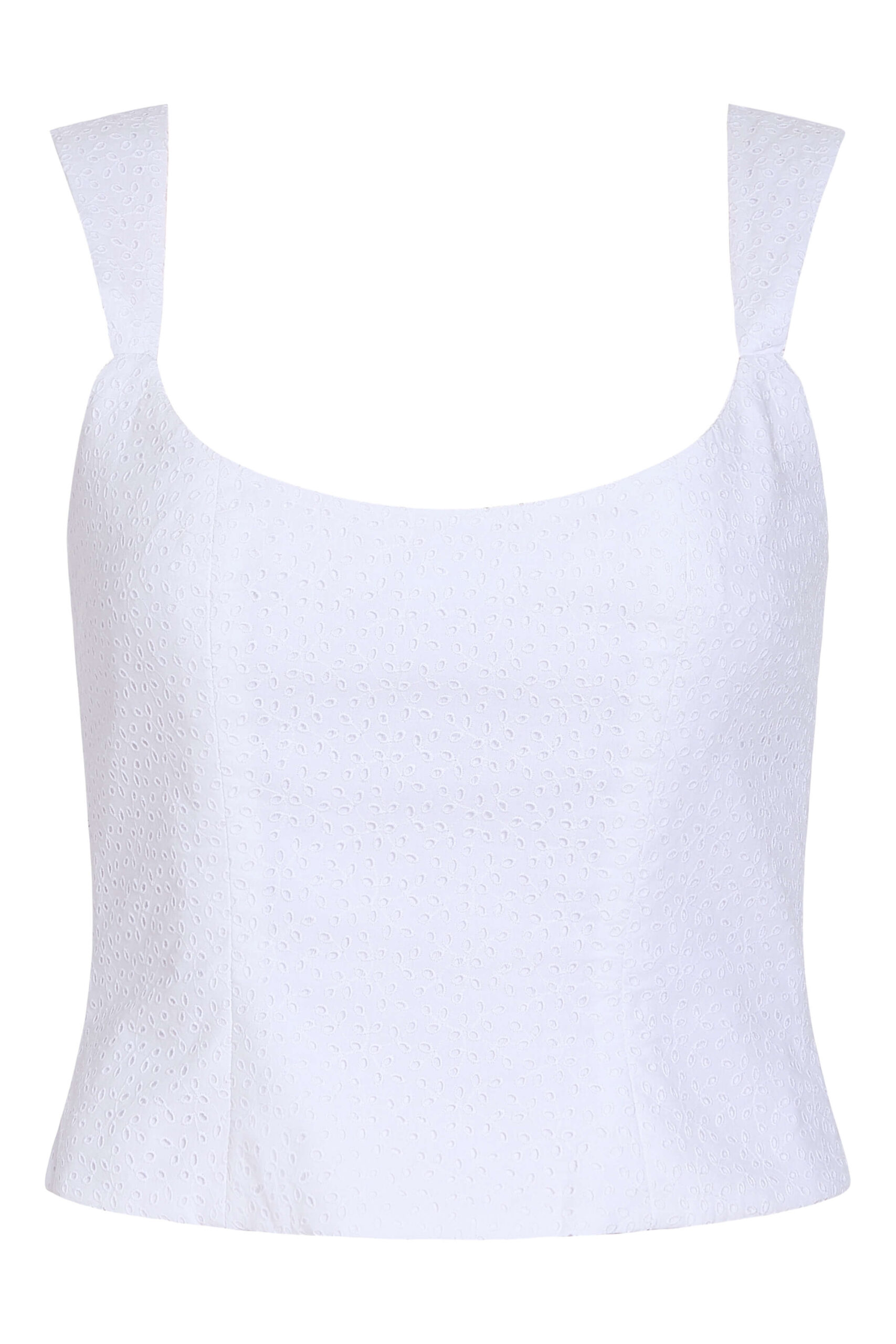 Markarian Maisie Cotton Eyelet Corset Top - Tops - New York Luxury Occasion Wear at Luxury Shoes Markarian Maisie Cotton Eyelet Corset Top - Tops - New York Luxury Occasion Wear at Luxury Shoes