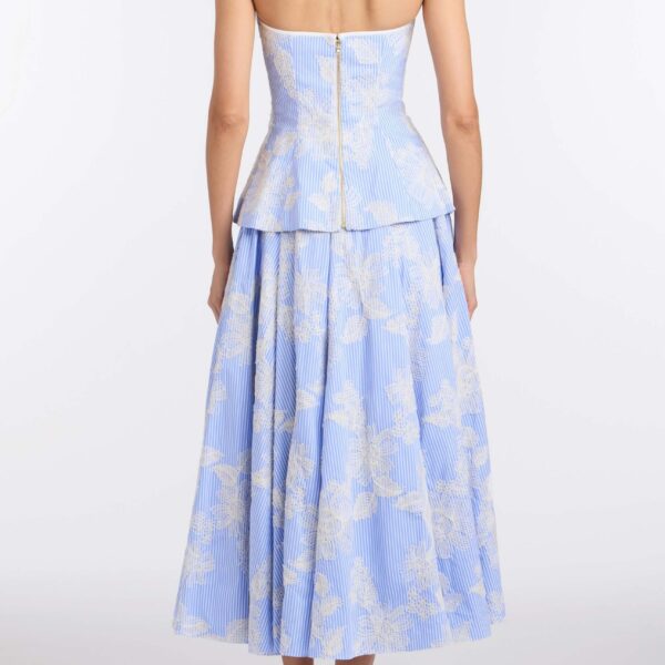 Markarian Soleil Floral Embroidered Midi Skirt - Skirts - New York Luxury Occasion Wear at Luxury Shoes 