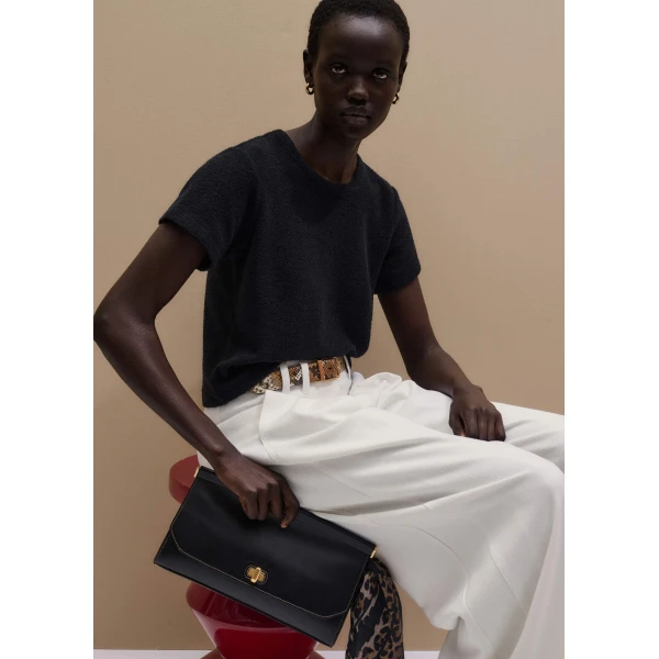 Bouclé Jersey – luxury British Black in Me and Em exclusively at Luxury Shoes 