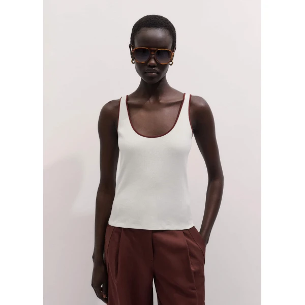 Cotton Jersey – luxury British White in Me and Em exclusively at Luxury Shoes 