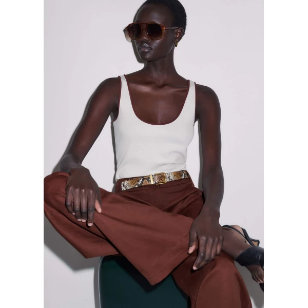 Cotton Jersey – luxury British White in Me and Em exclusively at Luxury Shoes 
