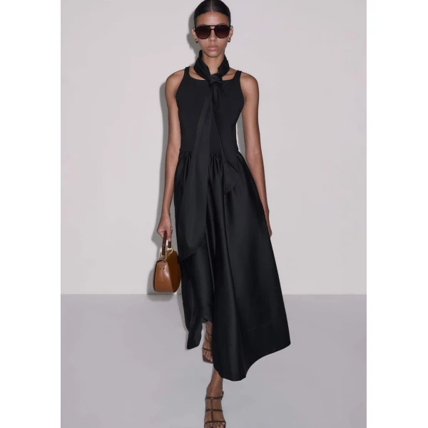 Jersey + Poplin – luxury British Black in Me and Em exclusively at Luxury Shoes 