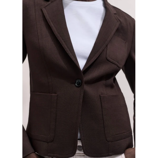 Me and Em Fitted Short Blazer