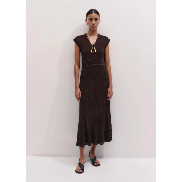 Me and Em Pointelle Maxi Dress