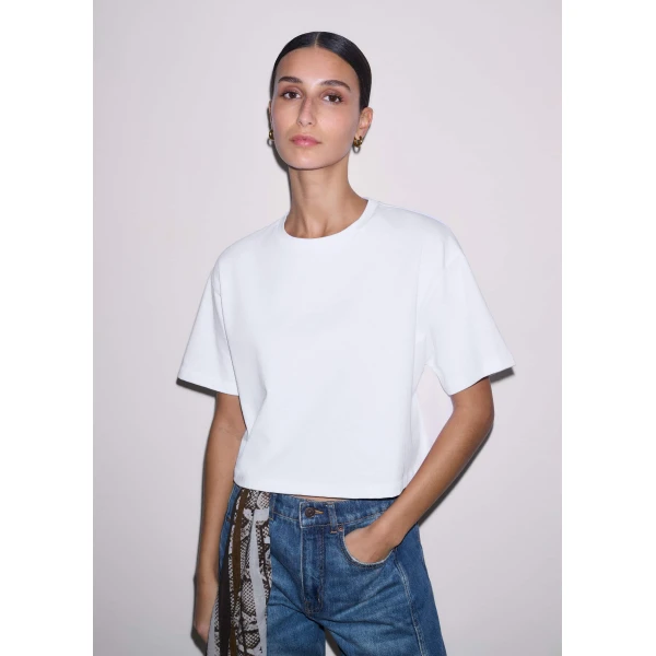 Midweight Jersey – luxury British White in Me and Em exclusively at Luxury Shoes 