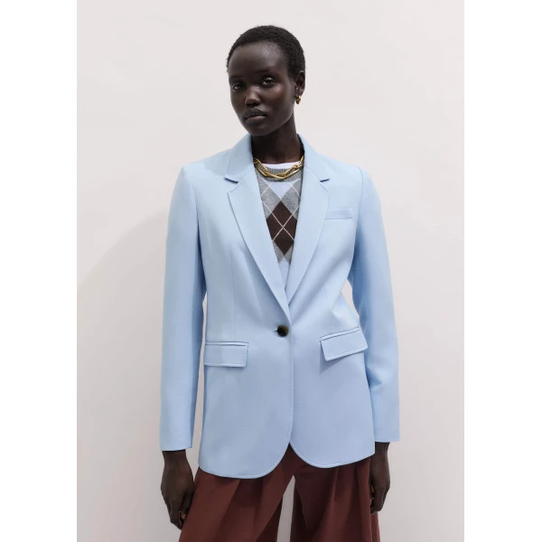 Me + Em Sharp Shoulder Blazer
