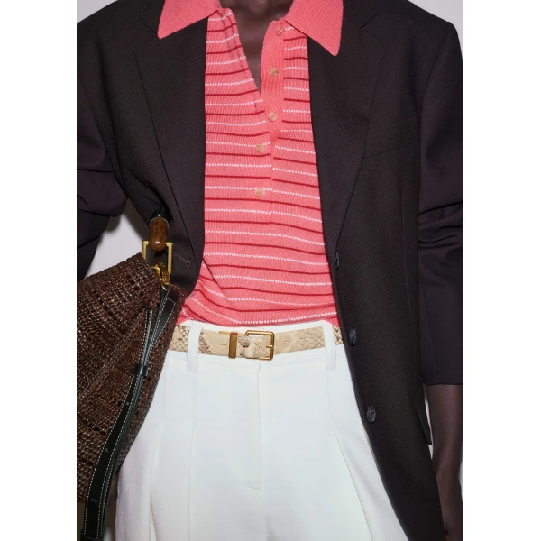 Fine-Knit Merino – luxury British Pink in Me and Em exclusively at Luxury Shoes 