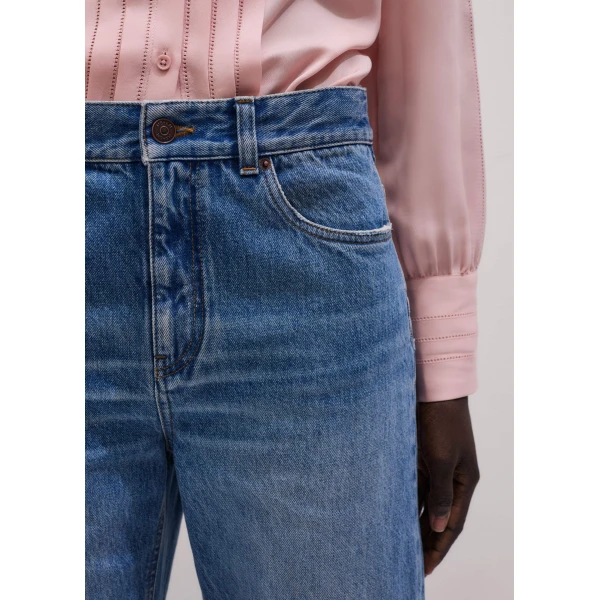 Midweight Denim – luxury British Blue in Me and Em exclusively at Luxury Shoes 