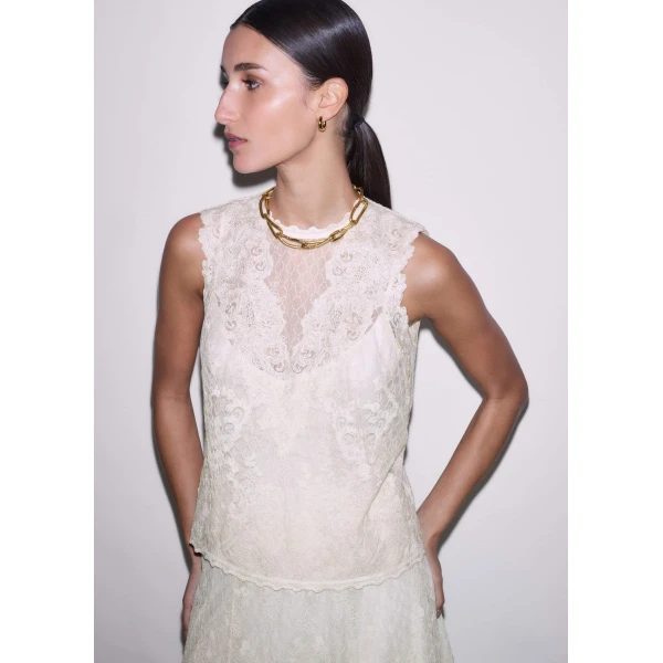 Embroidered Tulle – luxury British Ivory in Me and Em exclusively at Luxury Shoes 