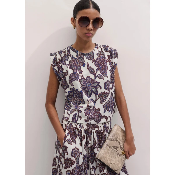 Slub Jersey – luxury British Multicolour in Me and Em exclusively at Luxury Shoes 