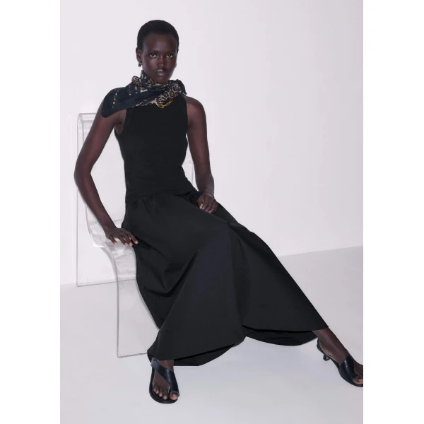 Bouclé Jersey – luxury British Black in Me and Em exclusively at Luxury Shoes 