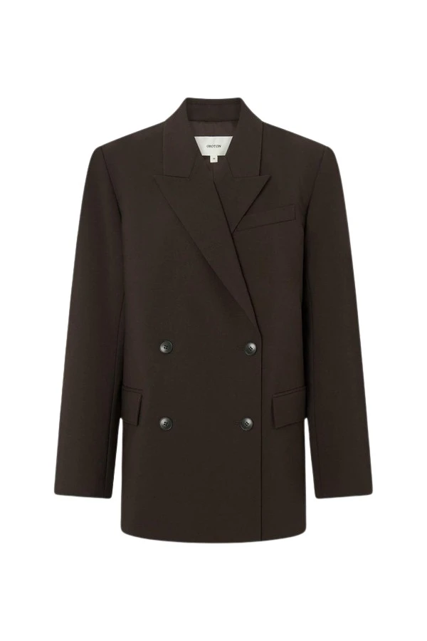 Oroton-Double-Breasted-Blazer-899500_nobg Oroton Double Breasted Blazer - Oroton Jackets - Australian Heritage Luxury - Shop at Luxury Shoes