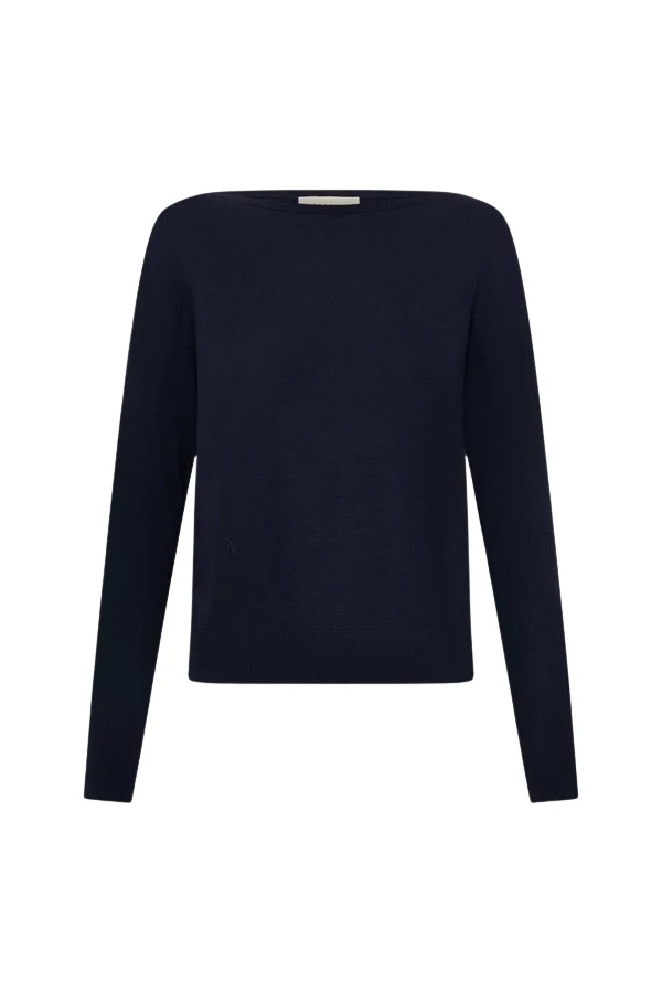 Oroton-Fine-Slash-Neck-Knit-816050_nobg Oroton Fine Slash Neck Knit - Oroton Knitwear - Australian Heritage Luxury - Shop at Luxury Shoes
