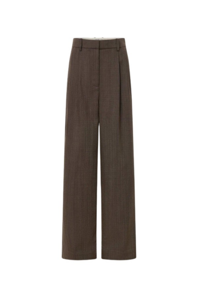 Oroton Herringbone Pleat Pant - Oroton Pants - Australian Heritage Luxury - Shop at Luxury Shoes 