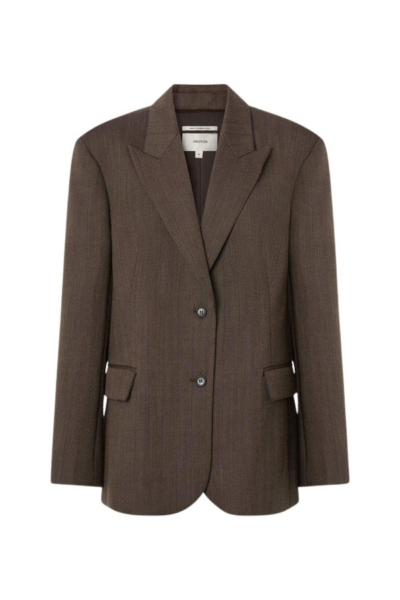 Oroton Herringbone Shaped Blazer - Oroton Jackets - Australian Heritage Luxury - Shop at Luxury Shoes 