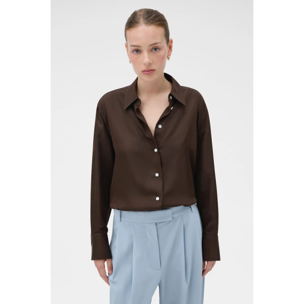 Oroton Long Sleeve Shirt - Oroton Tops - Australian Heritage Luxury - Shop at Luxury Shoes 