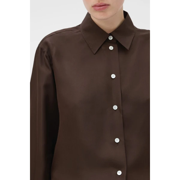 Oroton Long Sleeve Shirt - Oroton Tops - Australian Heritage Luxury - Shop at Luxury Shoes 