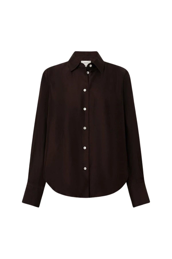 Oroton-Long-Sleeve-Shirt77786_nobg Oroton Long Sleeve Shirt - Oroton Tops - Australian Heritage Luxury - Shop at Luxury Shoes