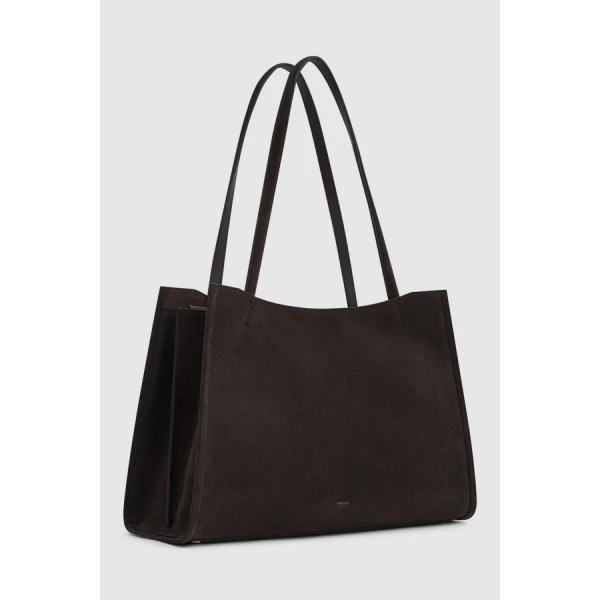 Oroton Mille Work Tote Suede - Bags - Australian Luxury Leather Handbag at Luxury Shoes 